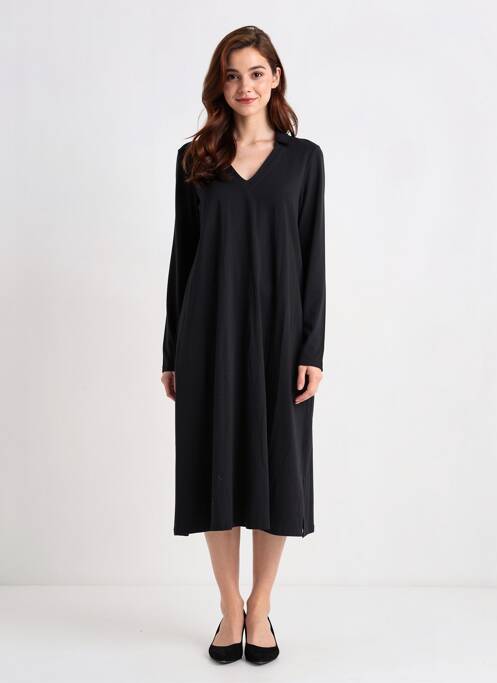 Rochie midi mâneci lungi mâneci lungi negru MES SOEURS ET MOI femme