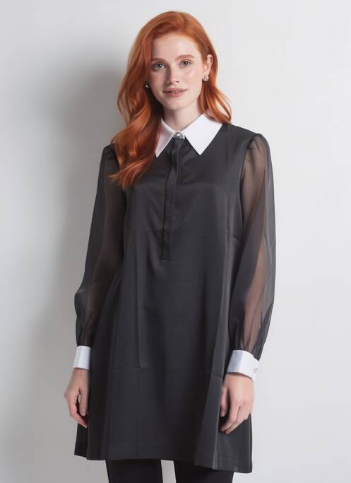 Rochie scurtă mâneci lungi mâneci lungi negru MAT. femme