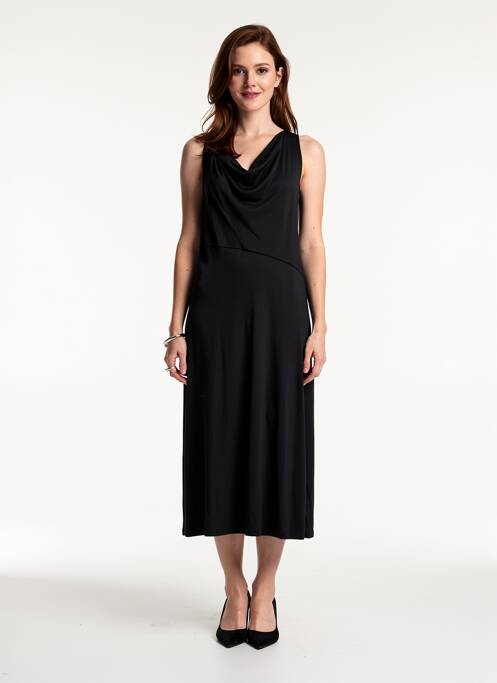 Rochie lungă fără mâneci fără mâneci negru NICE THINGS femme