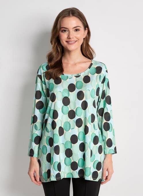 Tricou mâneci 3/4 mâneci 3/4 verde MASAI femme