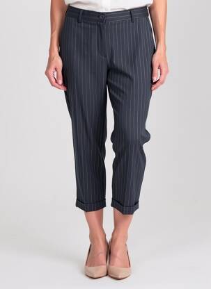 Pantalon 7/8 elasticitate mărime normală albastru YAYA femeie