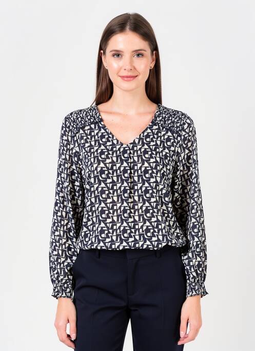 Top imprimeu fantezie mâneci lungi negru STREET ONE femme