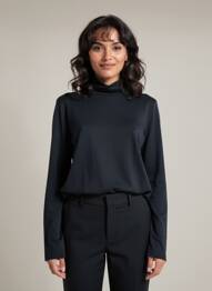 Tricou mâneci lungi mâneci lungi negru LE PETIT BAIGNEUR femeie