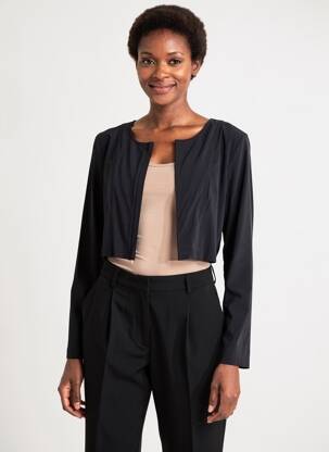 Bolero guler rotund negru 3322 femeie
