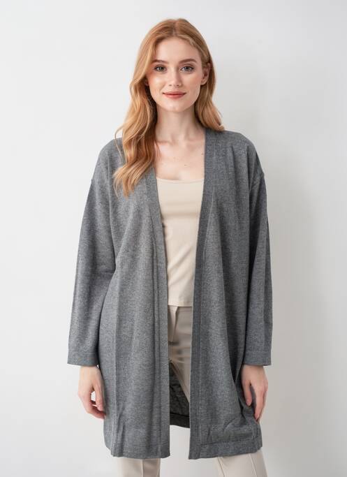 Vestă cu mâneci lungi elasticitate gri MASAI femme