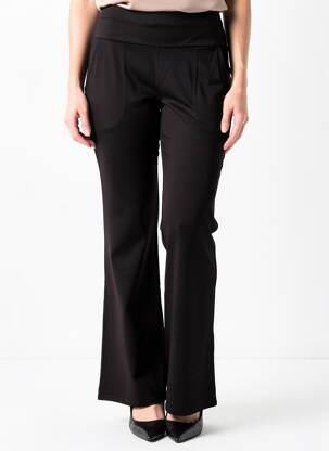 Pantalon evazat elasticitate mărime normală negru BLUTSGESCHWISTER femeie