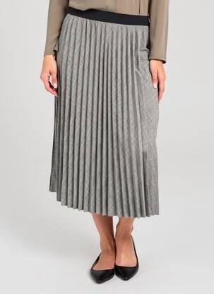 Fustă midi croială dreaptă gri GERARD DAREL femeie