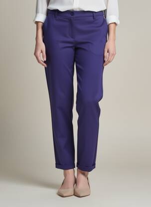 Pantalon chino mărime normală mărime normală violet IMPERIAL femeie
