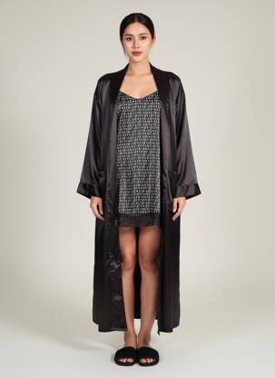 Nuisetă/combinetă broderie negru LIU JO femeie