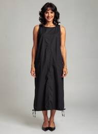 Rochie lungă fără mâneci fără mâneci negru ARMOR LUX femme