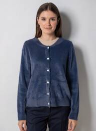 Vestă cu mâneci lungi elasticitate albastru BARBARA LEBEK femme