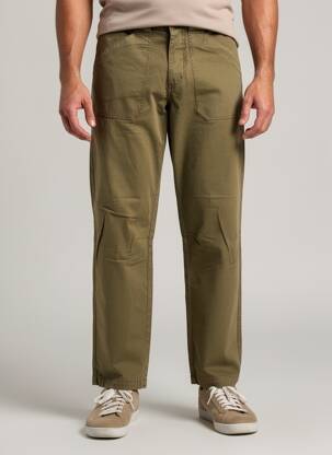 Pantalon chino buzunare mărime normală verde DAYTONA bărbat