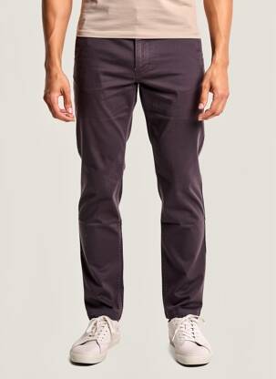 Pantalon chino elasticitate mărime normală gri DAYTONA bărbat