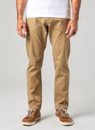 Pantalon chino elasticitate mărime normală maro DAYTONA bărbat