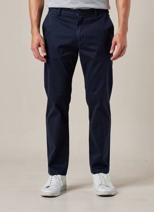 Pantalon chino elasticitate mărime normală albastru DAYTONA bărbat