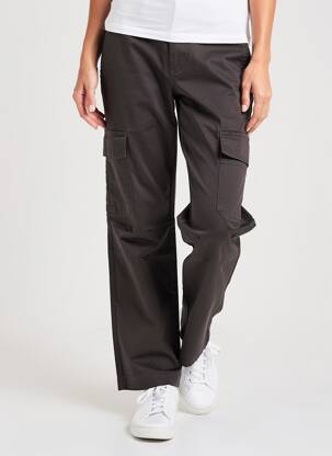 Pantalon cargo subțire negru DAYTONA femeie