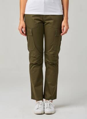 Pantalon cargo subțire verde DAYTONA femeie