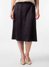 Fustă midi croială dreaptă violet GRIFFON femme