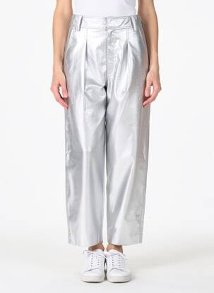 Pantalon 7/8 închidere cu fermoar sub clapetă cu cârlig argintiu IN WEAR femeie