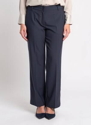 Pantalon drept elasticitate mărime normală albastru GELCO femeie