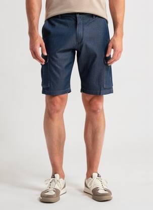 Bermudă țesătură denim mărime normală albastru LCDN bărbat