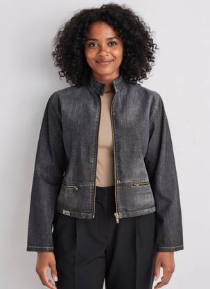 Jachete casual buzunare negru LUCCHINI femeie