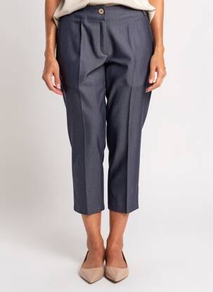 Pantalon 7/8 elasticitate mărime normală albastru GRIFFON femeie