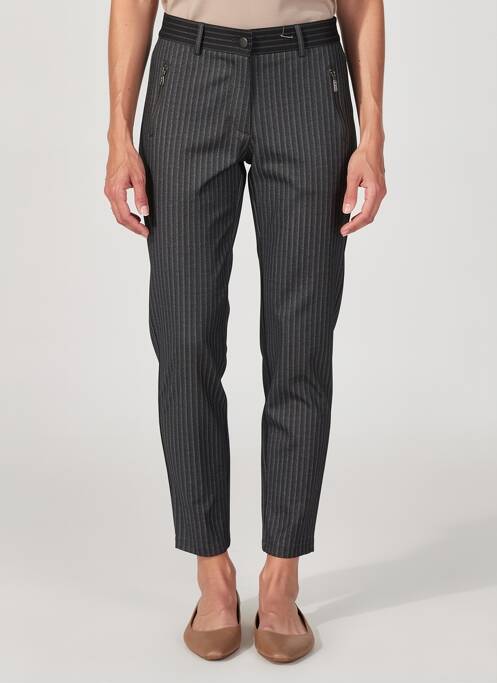 Pantalon slim elasticitate mărime normală negru PAZ TORRAS femme