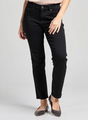 Pantalon 7/8 elasticitate mărime normală negru VIVID femeie