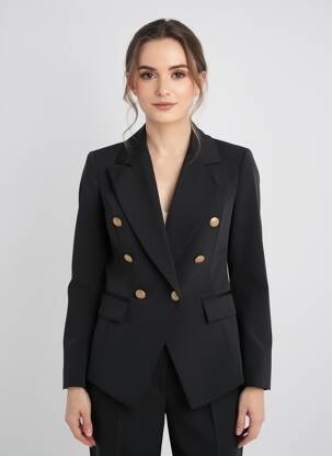 Sacou buzunare negru NEW COLLECTION femeie