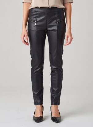 Pantalon slim talie elastică mărime normală albastru CHARMING GIRL femeie