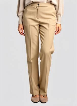 Pantalon slim elasticitate mărime normală bej MARINA RINALDI femeie