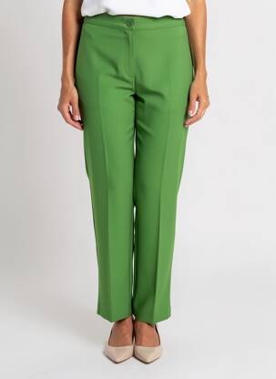 Pantalon drept elasticitate mărime normală verde MARINA RINALDI femeie