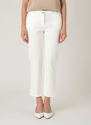 Pantalon 7/8 elasticitate mărime normală alb MARINA RINALDI femeie