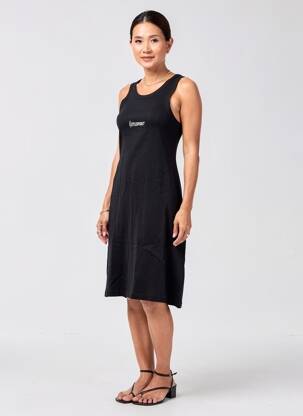 Rochie midi fără mâneci fără mâneci negru OPÉRA SPORT femeie