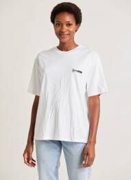 Tricou serigrafie mâneci scurte alb OPÉRA SPORT femeie