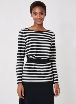 Tricou mâneci lungi mâneci lungi negru BETTY BARCLAY femeie