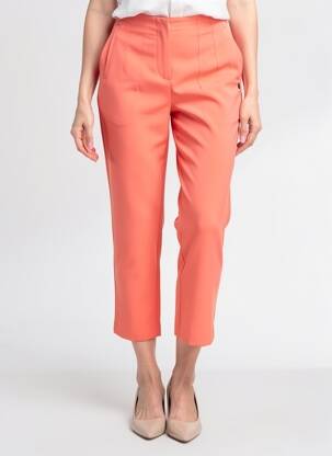Pantalon 7/8 talie înaltă talie înaltă portocalie GARCIA femeie
