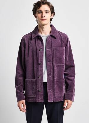 Jachete casual închidere cu nasturi pe față violet HERO bărbat