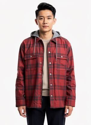 Jachete casual finisaj interior blană sintetică roșu LEVI'S bărbat