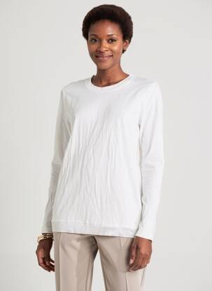 Tricou mâneci lungi mâneci lungi bej LA FEE MARABOUTEE femeie