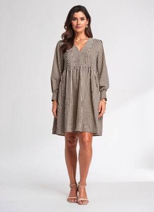 Rochie scurtă mâneci lungi mâneci lungi negru LOLA ESPELETA femeie