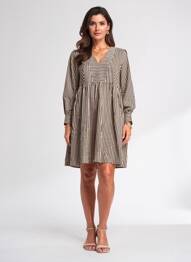 Rochie scurtă mâneci lungi mâneci lungi negru LOLA ESPELETA femeie