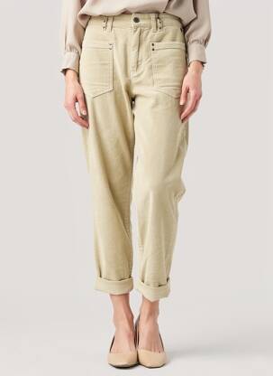 Pantalon 7/8 elasticitate mărime normală bej FREEMAN T.PORTER femeie