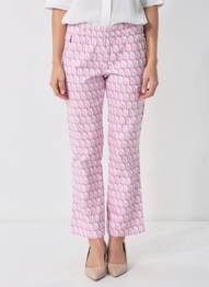 Pantalon evazat elasticitate mărime normală violet STARK femme