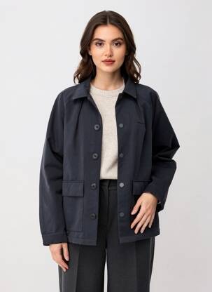 Jachete casual croială dreaptă gri RVCA femeie