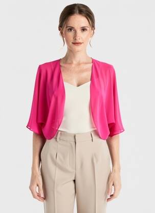 Bolero mâneci scurte roz JOSEPH RIBKOFF femeie