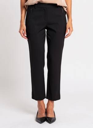 Pantalon 7/8 elasticitate mărime normală negru GARDEUR femeie