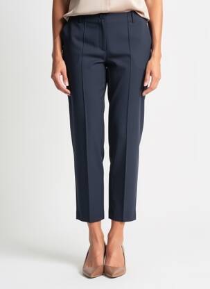 Pantalon 7/8 talie elastică mărime normală albastru BASLER femeie