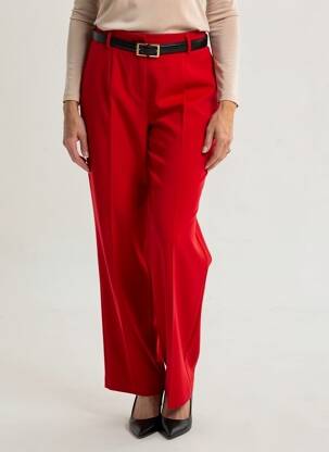 Pantalon drept elasticitate mărime normală roșu JOSEPH RIBKOFF femeie
